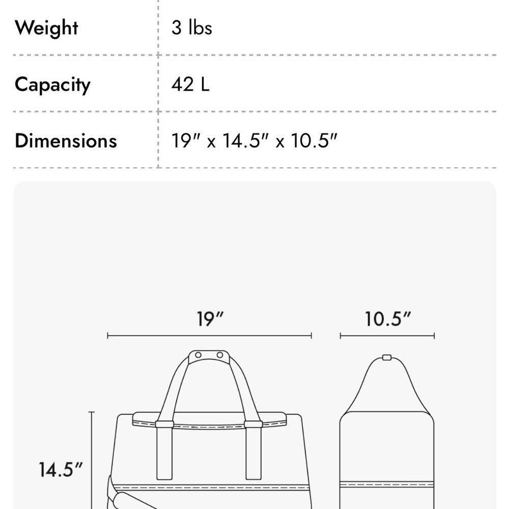 Calpak Stevyn Duffle in Dune - Picture 11 of 11
